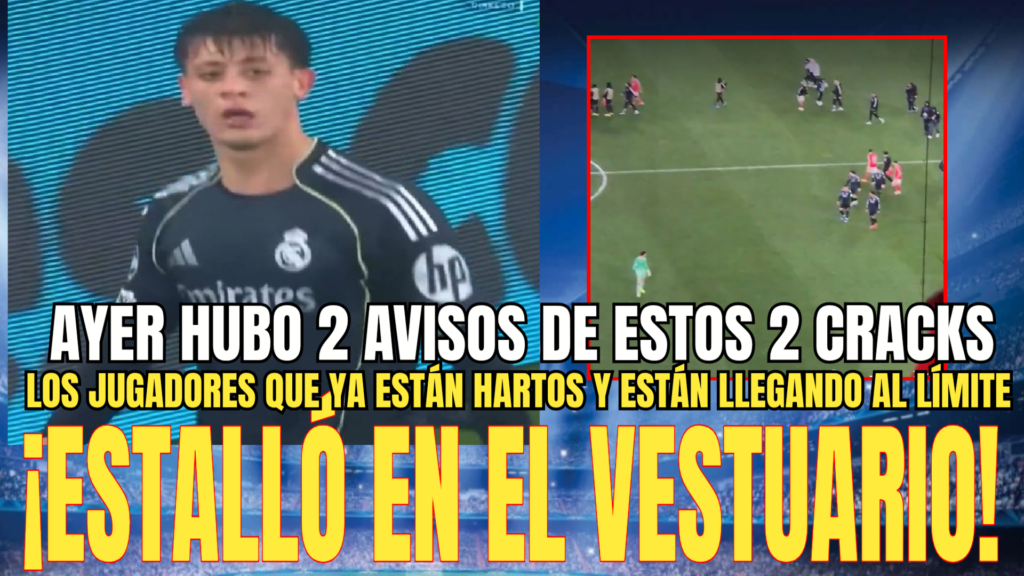 ESTALLÓ EL VESTUARIO Los 2 cracks del Real Madrid que acabaron hartos y ...